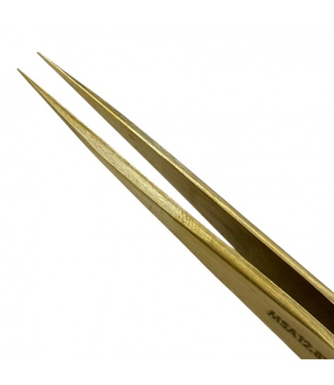 Horotec MSA12.813-AA strong and elegant tweezer for ordinary use brass, 125mm