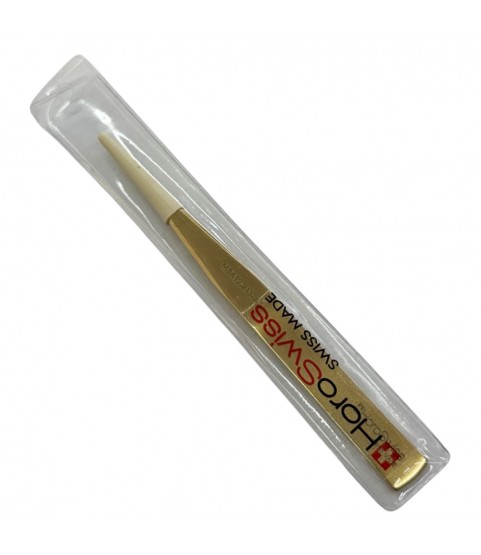 Horotec MSA12.813-AA strong and elegant tweezer for ordinary use brass, 125mm Horotec MSA12.813-AA strong and elegant tweezer for ordinary use brass, 125mm