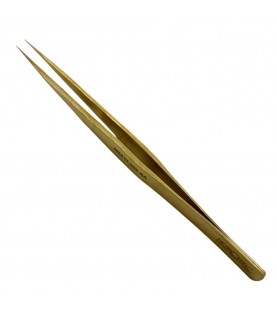 Horotec MSA12.303-AA strong and elegant tweezer for ordinary use brass, 125mm Horotec MSA12.303-AA strong and elegant tweezer for ordinary use brass, 125mm