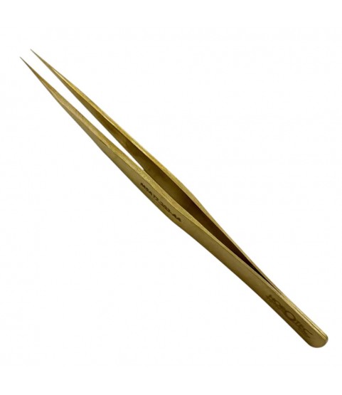 Horotec MSA12.303-AA strong and elegant tweezer for ordinary use brass, 125mm