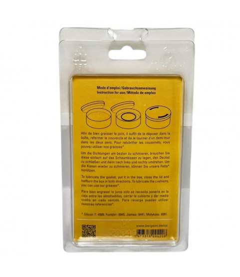 Bergeon 7055-SG silicone grease box for gaskets without grease
