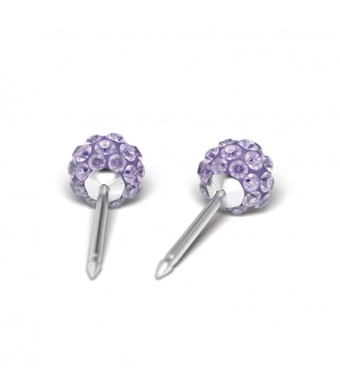 Studex silver fireball Tanzanite earrings, 4.5mm, 7522-0328 Studex silver fireball Tanzanite earrings, 4.5mm, 7522-0328