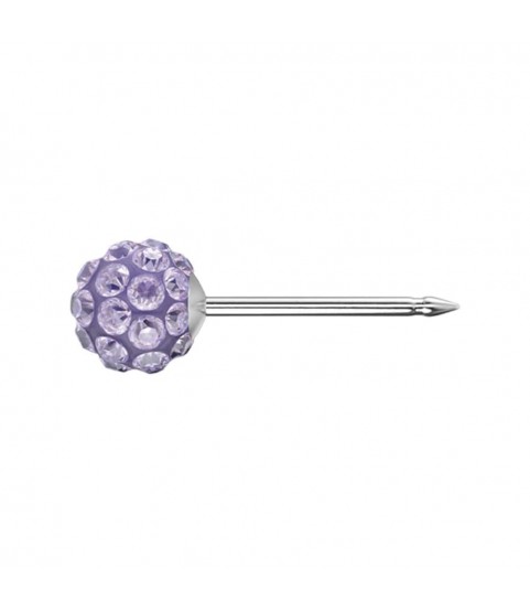 Studex silver fireball Tanzanite earrings, 4.5mm, 7522-0328 Studex silver fireball Tanzanite earrings, 4.5mm, 7522-0328