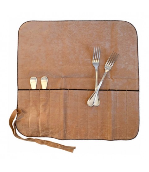 Hagerty Silver Guard Cutlery Rolls A119002, cutlery roll for 12 table forks