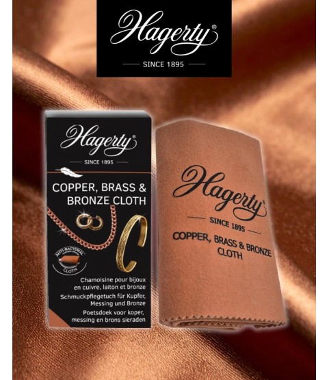 Hagerty Copper, Brass & Bronze Polishing Cloth A118072