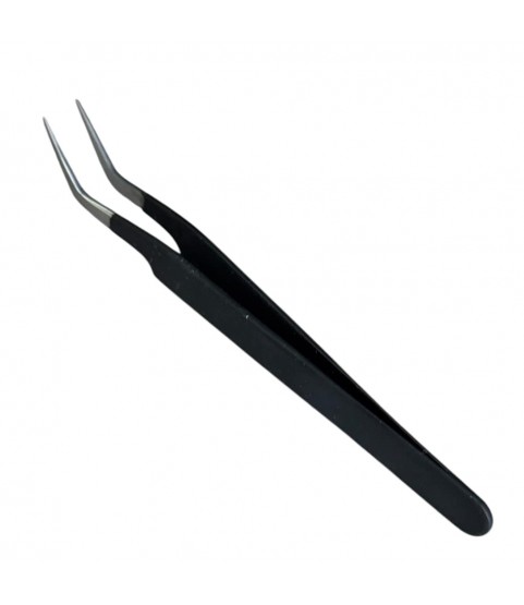 Shinezy C10 ESD curved tweezer, non-magnetic for watchmakers and jewellers, 120mm
