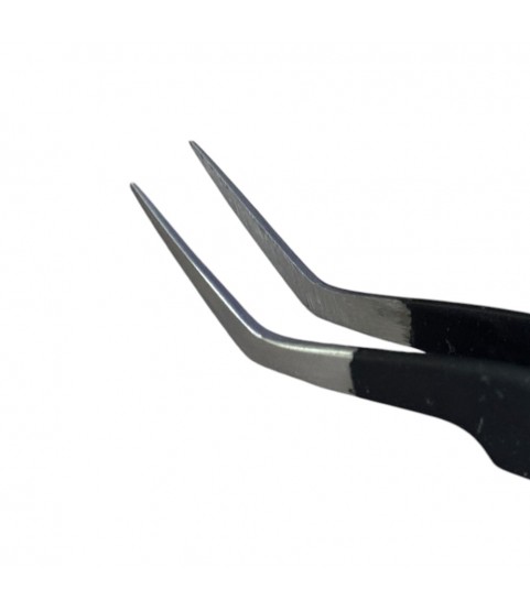 Shinezy C10 ESD curved tweezer, non-magnetic for watchmakers and jewellers, 120mm