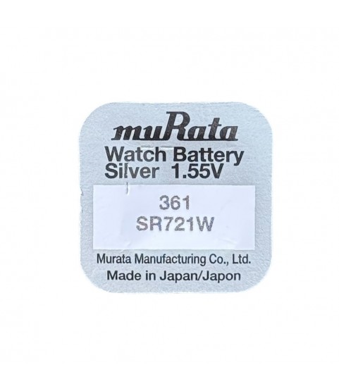 Murata 361 SR721W watch coin battery 1.55V