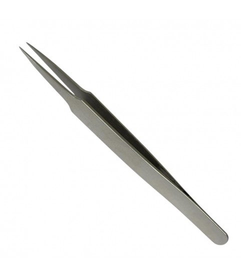 Buzzufy D12 precision stronger steel tweezer for watchmaker, 120mm