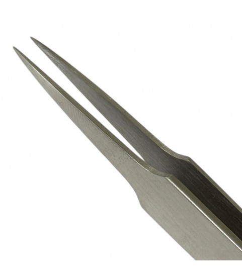 Buzzufy D12 precision stronger steel tweezer for watchmaker, 120mm