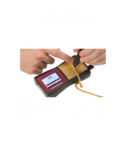 CaratScreenPen, testing device for the determination of the fine metal content