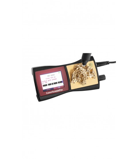 CaratScreenPen, testing device for the determination of the fine metal content