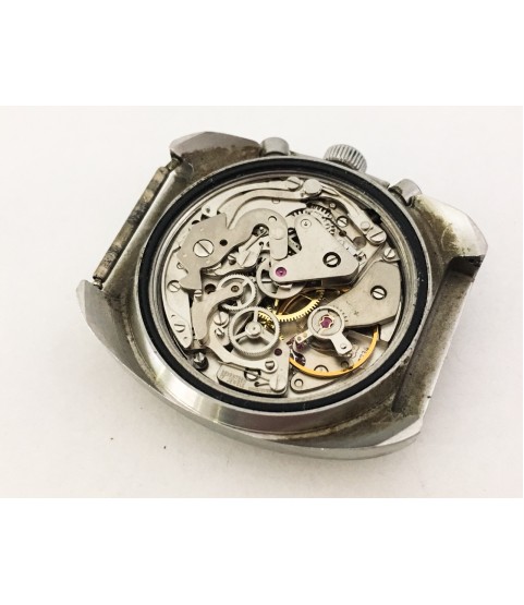 Vintage Astree Chronograph Men's Watch Valjoux 7734 1960s 40.5mm