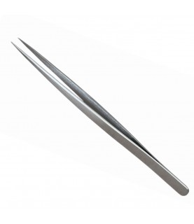 Buzzufy D10 stainless steel precision long non-magnetic tweezer, 145 mm