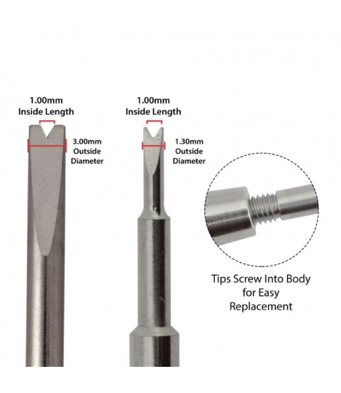 Bergeon 6767-SF double fork spring bar watch bracelet fitting removing tool Bergeon 6767-SF double fork spring bar watch bracelet fitting removing tool