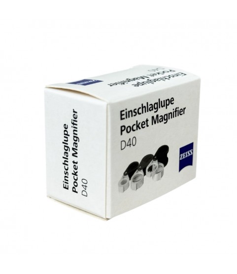 Carl Zeiss D40 triplet pocket loupe x10