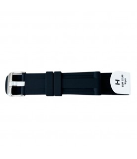 Hirsch Viper black rubber strap for diver watches, 22 mm, 40588850-2-22 Hirsch Viper black rubber strap for diver watches, 22 mm, 40588850-2-22