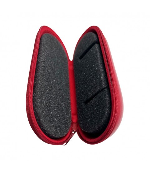 Omega Red Travel Watch Case – Zippered, Foam Insert for 1 Watch