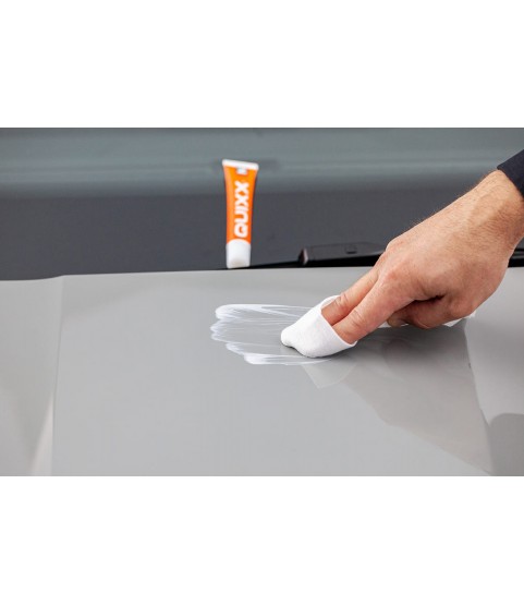 QUIXX Paint Scratch Remover Kit (Ref. 00070) – 2-Step Repair System with Repair No.1 + Finish No.2, Polishing Cloths & 3000-Grit Sandpaper, Made in Germany QUIXX Paint Scratch Remover Kit (Ref. 00070) – 2-Step Repair System with Repair No.1 + Finish No.2, Polishing Cloths & 3000-Grit Sandpaper, Made in Germany