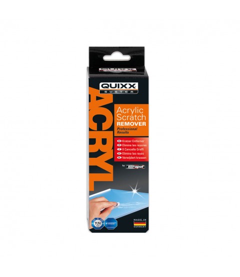 QUIXX Acrylic Scratch Remover, Scratch & Scuff Remover for Acrylic & Plexiglass Surfaces on Cars, Motorcycles, Boats, Caravans & Household Items, ref. 10003, Made in Germany, QUIXX Acrylic Scratch Remover, Scratch & Scuff Remover for Acrylic & Plexiglass Surfaces on Cars, Motorcycles, Boats, Caravans & Household Items, ref. 10003, Made in Germany,