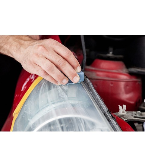 QUIXX Headlight Restoration Kit Removes Yellowing + UV Sealer Plastic Lenses, ref. 00084