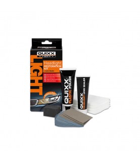 QUIXX Headlight Restoration Kit Removes Yellowing + UV Sealer Plastic Lenses, ref. 00084 QUIXX Headlight Restoration Kit Removes Yellowing + UV Sealer Plastic Lenses, ref. 00084