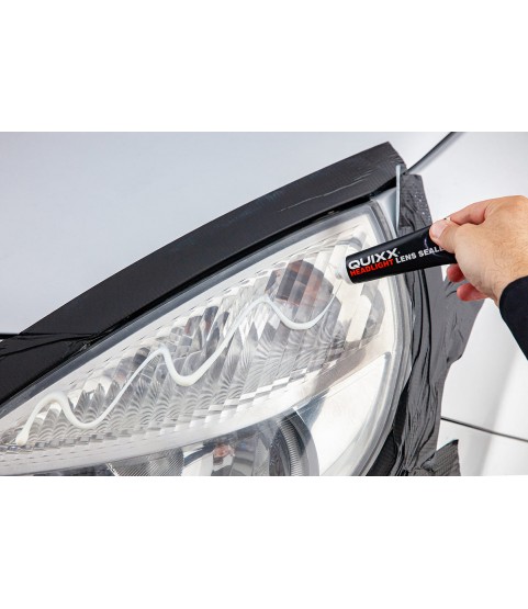 QUIXX Headlight Restoration Kit Removes Yellowing + UV Sealer Plastic Lenses, ref. 00084