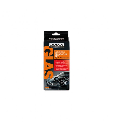 QUIXX Windshield Repair Kit for Stone Chips and Cracks, Ref. 10210 QUIXX Windshield Repair Kit for Stone Chips and Cracks, Ref. 10210