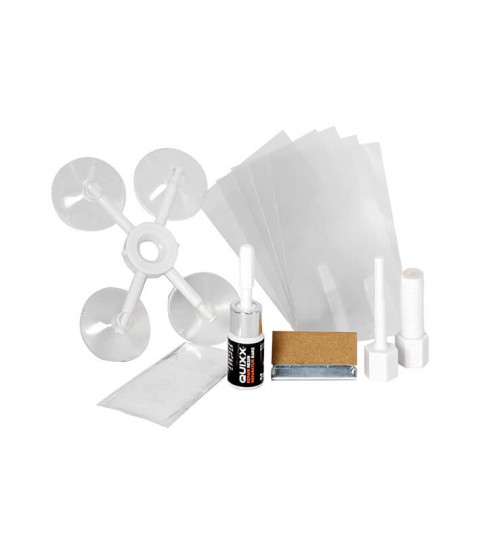 QUIXX Windshield Repair Kit for Stone Chips and Cracks, Ref. 10210 QUIXX Windshield Repair Kit for Stone Chips and Cracks, Ref. 10210