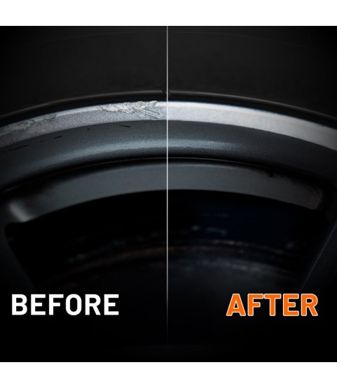 QUIXX Wheel Rim Repair Kit SILVER Liquid Aluminium Filler + Paint Sandpapers, All Inclusive Kit, ref. 10208