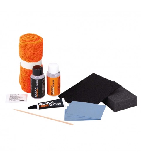 QUIXX Leather & Vinyl Repair Kit for Car Interiors - All-Inclusive Set, Ref. 10259