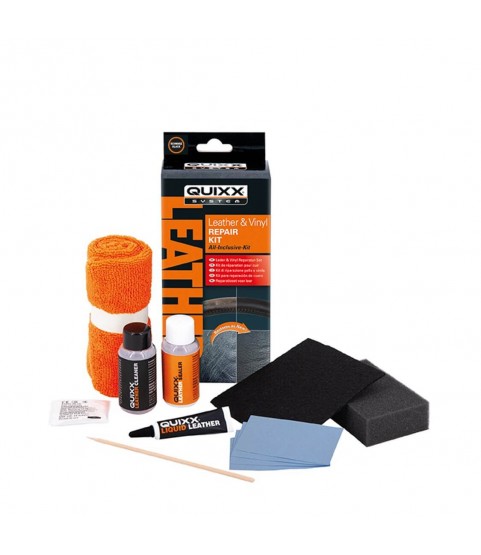 QUIXX Leather & Vinyl Repair Kit for Car Interiors - All-Inclusive Set, Ref. 10259 QUIXX Leather & Vinyl Repair Kit for Car Interiors - All-Inclusive Set, Ref. 10259
