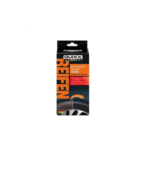 QUIXX Black Tyre Colour, Tire Restorer Deep Black 2-Step Kit, ref. 10192 QUIXX Black Tyre Colour, Tire Restorer Deep Black 2-Step Kit, ref. 10192