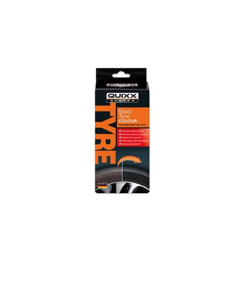 QUIXX Black Tyre Colour, Tire Restorer Deep Black 2-Step Kit, ref. 10192 QUIXX Black Tyre Colour, Tire Restorer Deep Black 2-Step Kit, ref. 10192