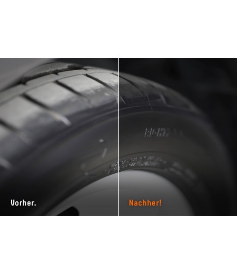 QUIXX Black Tyre Colour, Tire Restorer Deep Black 2-Step Kit, ref. 10192 QUIXX Black Tyre Colour, Tire Restorer Deep Black 2-Step Kit, ref. 10192