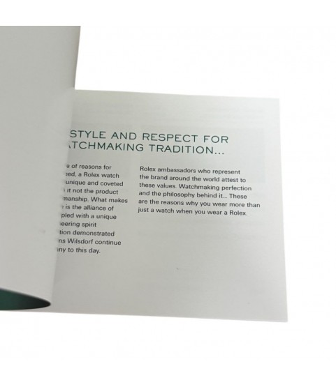 Rolex Milgauss Booklet, 2012, English