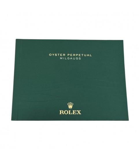 Rolex Milgauss Booklet, 2012, English