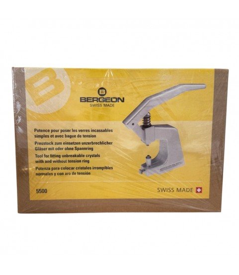 Bergeon 5500 Tool for Fitting Unbreakable Crystals with and without Tension Ring