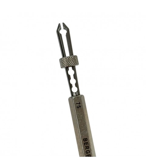 Bergeon 30610, 1.25 mm Barrel Arbor Holder Slide Locking Jaws Tool
