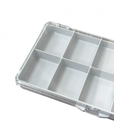 Bergeon 6089-10 Transparent Plastic Box for Watch Parts – 10 Divisions