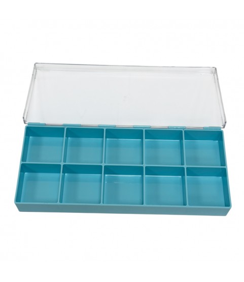 Bergeon 5237-1345 Transparent Plastic Box for Watch Parts – 10 Divisions Bergeon 5237-1345 Transparent Plastic Box for Watch Parts – 10 Divisions