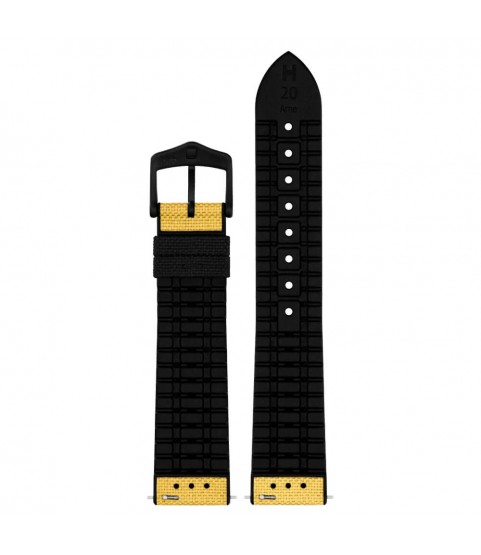 Hirsch Arne L Yellow Watch Strap, 22mm, 0925090072-5-22