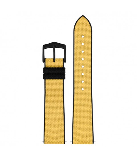 Hirsch Arne L Yellow Watch Strap, 22mm, 0925090072-5-22