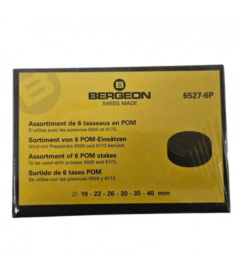 Bergeon 6527-6P for Fitting Mineral Glasses and Closing Cases, for Press 5500/6173