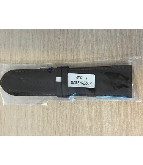 Polo Soft Calf Leather Strap 28mm – Dark Brown, Smooth, With Stitches Polo Soft Calf Leather Strap 28mm – Dark Brown, Smooth, With Stitches