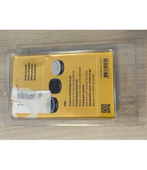 SMALL DAMAGE: Bergeon 5395-75 soft gel casing cushion transparent 75 mm – SEE PHOTOS SMALL DAMAGE: Bergeon 5395-75 soft gel casing cushion transparent 75 mm – SEE PHOTOS