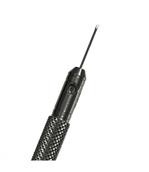 Bergeon 30080-01 Watchmaker Screwdriver 0.50mm Chromium-Plated Swiss Precision Tool (Orange)