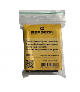 Bergeon 30097-R Rectangular Case Cushion 70 x 50 x 15mm Rubber Watch Repair Bench Block