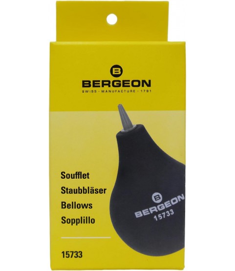 Bergeon 15733 Rubber Dust Blower w/ PVC Nozzle Swiss Made Watchmaker Tool (Old 5733) Bergeon 15733 Rubber Dust Blower w/ PVC Nozzle Swiss Made Watchmaker Tool (Old 5733)