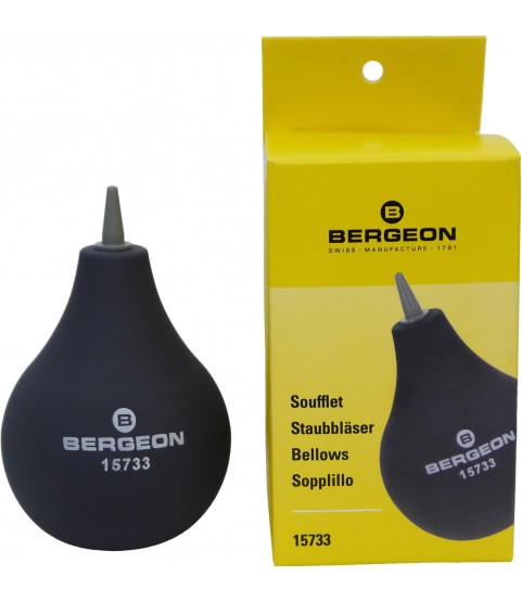 Bergeon 15733 Rubber Dust Blower w/ PVC Nozzle Swiss Made Watchmaker Tool (Old 5733)